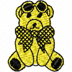 Teddy Embroidery Design 7 Teddy Embroidery Design 7
